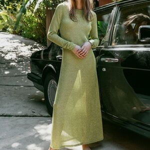Zara metallic maxi
